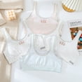 thumbnail image 4 of Gyratedream Teenage Girls Underwear Developmental Bra Cotton Seamless Sports Wrapped Chest, 4 of 4