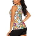 thumbnail image 3 of Lsque Sanrio Printed Workout Tank Tops for Women, Athletic Sports Tank Tops, Compression Sleeveless Dry Fit Shirts,Sleeveless Yoga Shirt-Medium, 3 of 9