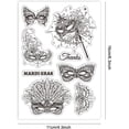 thumbnail image 7 of 1Sheet Carnival Ornate Silicone Clear Stamp for DIY Scrapbooking Photo Album Journal Home Decoration, 7 of 7