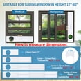 thumbnail image 5 of TERRALYX Portable AC Window Vent Kit with Waterproof Cover,AC Window Seal Kit with 5.9" Diameter,59" Length Hose for Sliding Horizontal or Vertical Window with 4 Seal Plates Ac Exhaust Hose Kit, 5 of 7