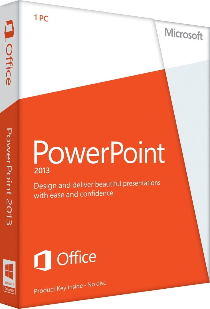 microsoft powerpoint 2013 key card ms point card