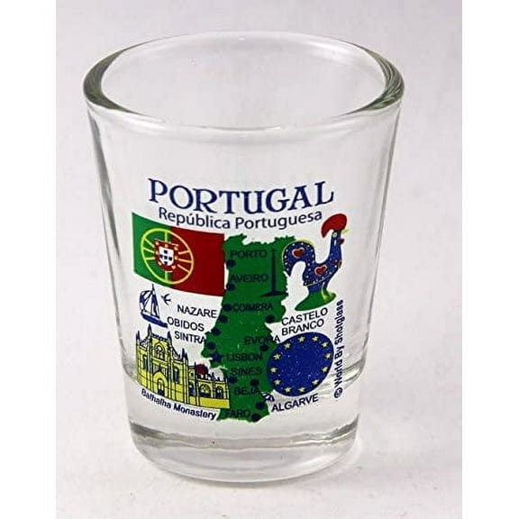 Portugal EU Series Landmarks and Icons Shot Glass