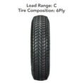 thumbnail image 3 of EastVita ST175/80D13 Trailer Tires Rims 175 80 13 Tire 5 Lug White Spoke Wheel Load Range C,6 PLY,Set of 2, 3 of 8