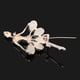 thumbnail image 3 of Elegante diseño de ballet para niña, broche de cristal brilnte, joyería para mujer y niña Zulema Broche, 3 of 7
