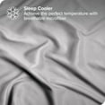 thumbnail image 5 of Bare Home 5-Piece Reversible Bed-in-a-Bag - Premium 1800 Collection - California King, Light Gray/Gray Comforter with Light Gray Sheet Set, 5 of 8
