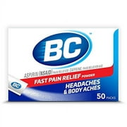 BC Powder Original Strength Pain Reliever, Dissolve Packs, 50 Individual Packets