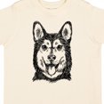 thumbnail image 4 of Inktastic Siberian Husky Sketch Portrait Boys or Girls Toddler T-Shirt, 4 of 5