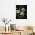 thumbnail image 3 of Framed Canvas Wall Art, Vintage Wall Art Decor for Living Room Retro Nature Floral Wood Wall Art Prints Classical Flower Painting for Bedroom Office Home Decoration, 3 of 5
