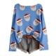 thumbnail image 4 of MHFRRA Sudadera con Capucha Sin Cabeza Atmosphere para Mujer Azul, 4 of 4