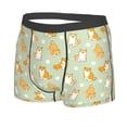 thumbnail image 2 of Balery Dog And Flower Men's Boxer Briefs, Soft and Breathable Cotton Underwear with nylon Waistband-Small, 2 of 9
