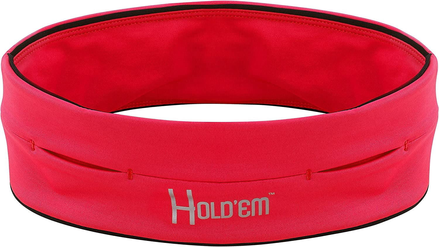 World Best Premium Hold'em Running Belt with Unique Pockets for Unisex Adult - Red