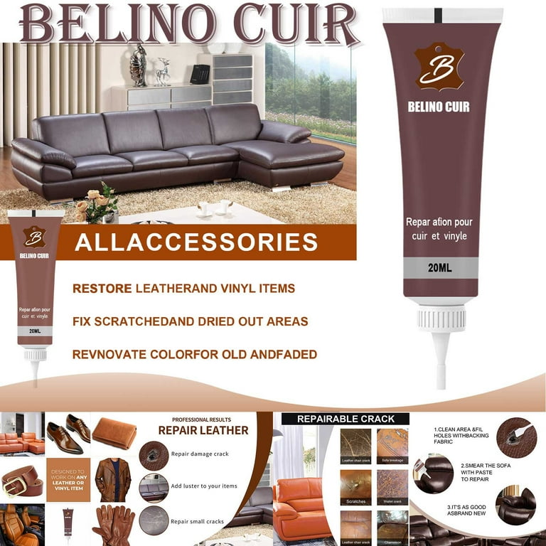  SEISSO Leather Repair Kits for Couches, Restoring