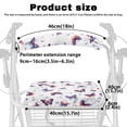 thumbnail image 6 of HELLHERO Colorful Butterflies Washable Walker Covers Rollator Walker Cover & Easy to Install Stain Proof and Quick Installation for Seniors Men Women, 6 of 7