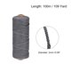 thumbnail image 2 of Algodón Cuerda Retorcido Trenzado Cuerda Cordón, Gris 100 m/109 Yardas 2mm Diámetro para Pared Colgante, Planta Colgador, Tejer, Macramé Anudar, 2 of 7
