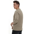 thumbnail image 3 of GIRUNS Men's Crewneck Sweater Soft Casual Sweaters for Men Classic Pullover Sweaters with Ribbing Edge, 3 of 5