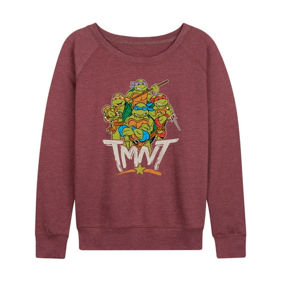 Teenage Mutant Ninja Turtles - Rebel Road Group - Women's Lightweight French Terry Long Sleeve Shirt