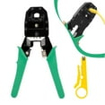 thumbnail image 4 of Crimp Tool Kit Ethernet Crimper Available For Insulated Nylon Connectors and Electrical Wire Connectors Crimping Tool RJ45 (8P), RJ12 (6P), and RJ11 (4P), 4 of 9