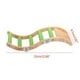 thumbnail image 3 of Escalera de madera para pájaros, loros para mascotas, puente de escalada, de juego interactiva para periquitos, conures, guacamayos,, 3 of 4