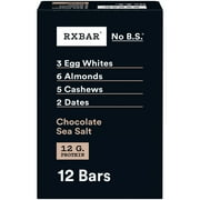 RXBAR, Chocolate Sea Salt Gluten-Free Protein Bars, 12 Count