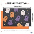 thumbnail image 6 of Yayeee Doormat for Indoor Entrance 32" x 20" Non Slippery Floor Rug, Orange Halloween Ghosts, 6 of 8