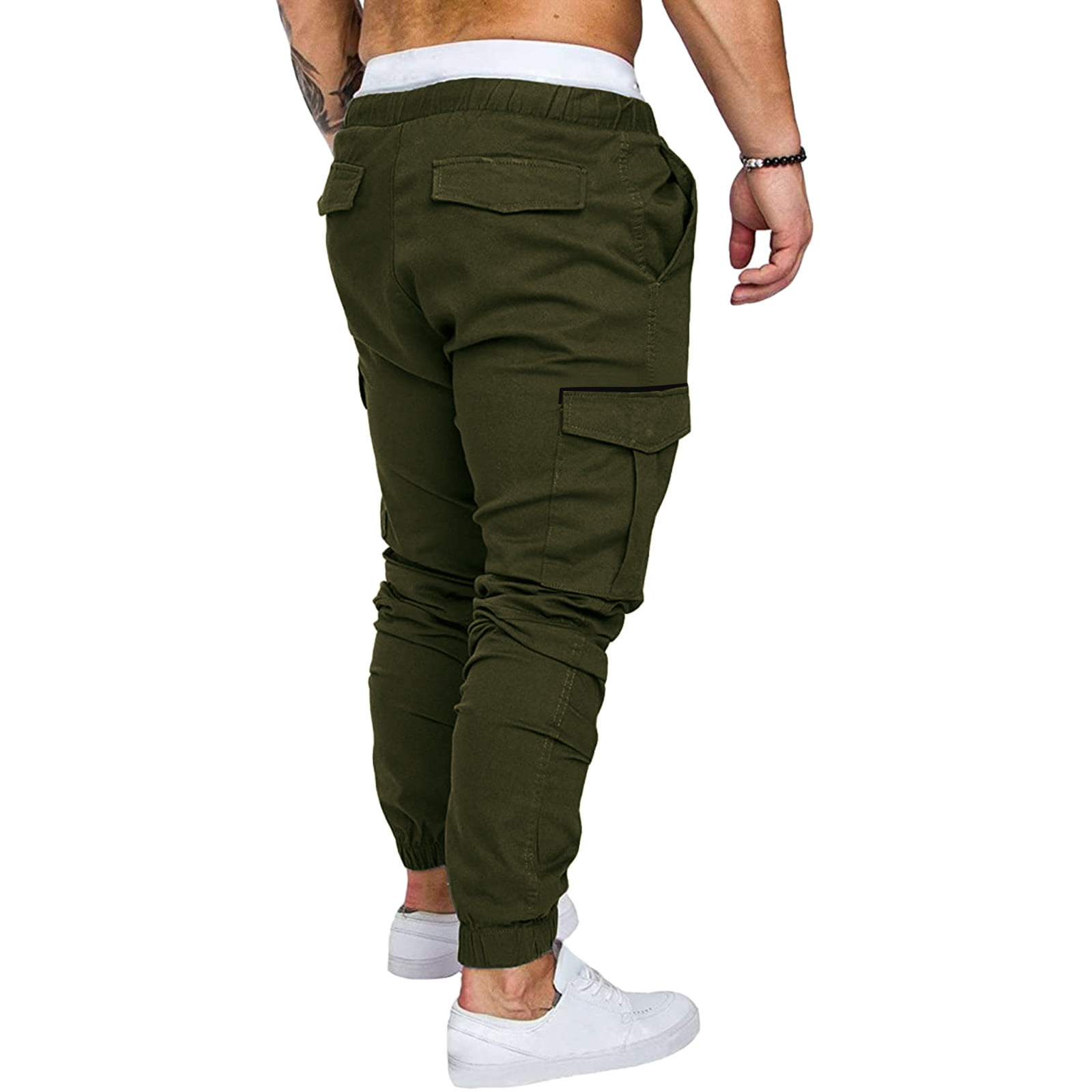 Men Fashion Casual Short Trousers Pure Colour Jean With Overalls Sport Pant  Trouser Solid Fashion Trouser Scrub Pants for Men Heavy Weight Pajama Pants  Men House Gift Toe Slip Camouflage Pants Outdoor 