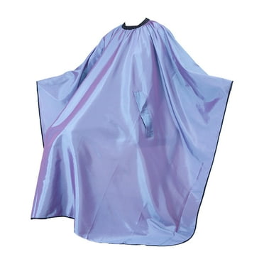 Hairdressing Hair Cut Cutting Cape Cloth Waterproof Salon Barbers Gown with Stretch Out Hand DesignPurple