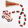 thumbnail image 2 of Baywell Christmas Beads Garland Christmas Wood Bead Garland Xmas Farmhouse Beaded Garland Christmas Fall Bead Garland, 2 of 4