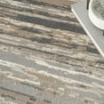 thumbnail image 3 of Nourison Jubilant Striped Grey/Beige 7'10" x 9'10" Area Rug (8x10), 3 of 9