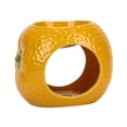 thumbnail image 3 of Quemador de aceites esenciales, quemador de cera fundida, cerámica, difusor de aroma de incienso, portavelas para el hogar, patio, dormitorio, balcón. naranja, 3 of 8