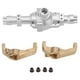 thumbnail image 2 of Soportes de ruedas delanteras BuyWeek 1/10 RC Crawler Accesorios Aluminio Latón Plata Oro, 2 of 14