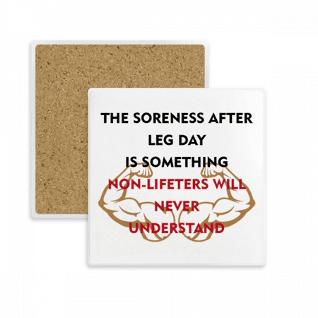 

Muscle Strength Weightlifter Coaster Cup Mat Mug Subplate Holder Insulation Stone
