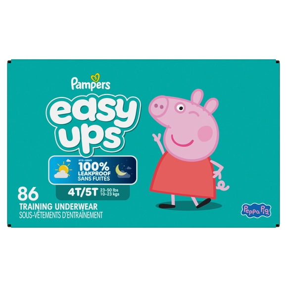 Pampers Easy Ups Training Underwear Peppa Pig Size 6 (4T5T)