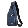 thumbnail image 3 of CAIXIA Crossbody Fanny Packs For Women Lightweight Nylon Layer Fashion Crossbody Bag, Sport Running Hiking Casual Daily Shoulder Messenger Purse, 3 of 7