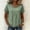 Green, variant on Crew Neck Women'S Tops, Tees & Blouses Pink Short Sleeve Tops Refreshing Solid Blouses & Tops Women'S Shirts