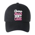 thumbnail image 4 of XIAOCHA Women's Printed Cancer Awareness Baseball Cap Adjustable Outdoor Dad Hat Rally Trucker Hat,Black, 4 of 4
