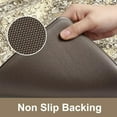 thumbnail image 4 of Anti Fatigue Fall Kitchen Mats, Boho Distressed Kitchen Floor Mats 17"x47"+17"x30", Non Slip Waterproof Kitchen Rugs, Padded Comfort Standing Mats for Laundry, Office, Sink, Desk Orange Multi, 4 of 6