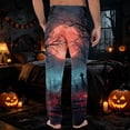 thumbnail image 5 of GrmtClth Men's Halloween Pajamas Pants Novelty Funny Elastic Waist Pants Witch Pumpkin Ghost Face Print Relaxed Fit Costume for 2026 Halloween with Pocket Red 2XL, 5 of 6