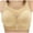 Beige, variant on Lolmot Bras for Women No Underwire Fashion Plus Size Wire Free Comfortable Push up Bra Underwear Hollow Out Support Sports Bra Underwear