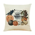 thumbnail image 2 of Chmadoxn Throw Pillows Cute Pumpkin Printed Soft Throw Pillows Thanksgiving Halloween Decorations 18x18 Inch Fall Decorations for Home Sofa, 2 of 2