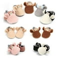 thumbnail image 1 of Chaussures de Rampement pour Nouveau-Né Garçon Fille Pantoufles Agneau Pré-Marcheurs, 1 of 4