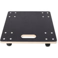 thumbnail image 3 of LuckyNote 15"x15" Furniture Moving Wooden Dolly Set of 2, Heavy Duty Rolling Mover with 4 Swivel Wheels, Supports 1320 lbs – Black, 3 of 10