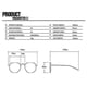 thumbnail image 5 of New Trend Large Frame One-piece Uv400 Sunglasses Street Shooting Male/female Sunglasses Retro, 5 of 5