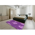 thumbnail image 5 of Ahgly Company Machine Washable Indoor Rectangle Transitional Crimson Purple Area Rugs, 3' x 5', 5 of 7