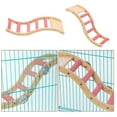 thumbnail image 4 of ZPAQI Bird Ladder Perch Natural Wood Stand Playground for Parakeet Small Parrot, 4 of 9
