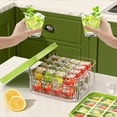 thumbnail image 1 of Clearance! Ice Moulds Mould Home Use Transparent With Lid Ice Moulds Storage Box Ice Compartment Ice Making Mould Press One Button Off Deal of The Day Return Pallets #49, 1 of 7