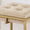 Beige, variant on Weston Home Oddie Gold Finish Button Tufted Velvet Counter Height Stools, Set of 2, Green
