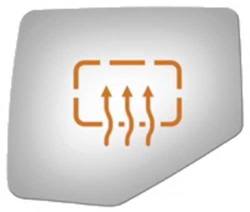 Burco Side View Mirror Replacement Glass - Clear Glass - 4112H