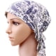 thumbnail image 4 of Qarigey Mujeres Turbante Sombreros Piel Agradable Diadema Tocado Tocado Pañuelo Envoltura Type7 NO7, 4 of 6