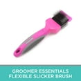 thumbnail image 2 of Groomer Essentials Flexible Slicker Brush - Single/Medium Firm, 2 of 7