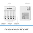 thumbnail image 2 of Cargador Pilas Steren  Con Pilas 8 Recargables tamaño AA, 2 of 7